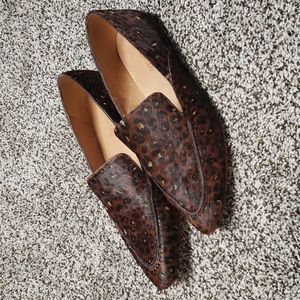 Madewell Francis calf hair loafer sz 9